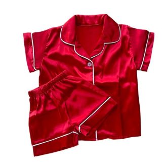 Elegant Satin Pyjamas Sizes 1 -7  Years